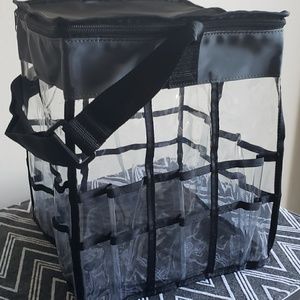 INGLOT Clear Makeup Set Bag w/ Pockets